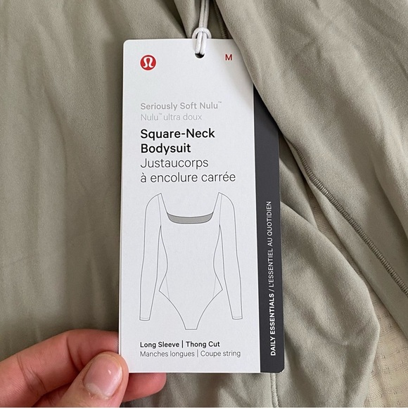 Lululemon Long Sleeve Square Neck Bodysuit - Picture 6 of 8